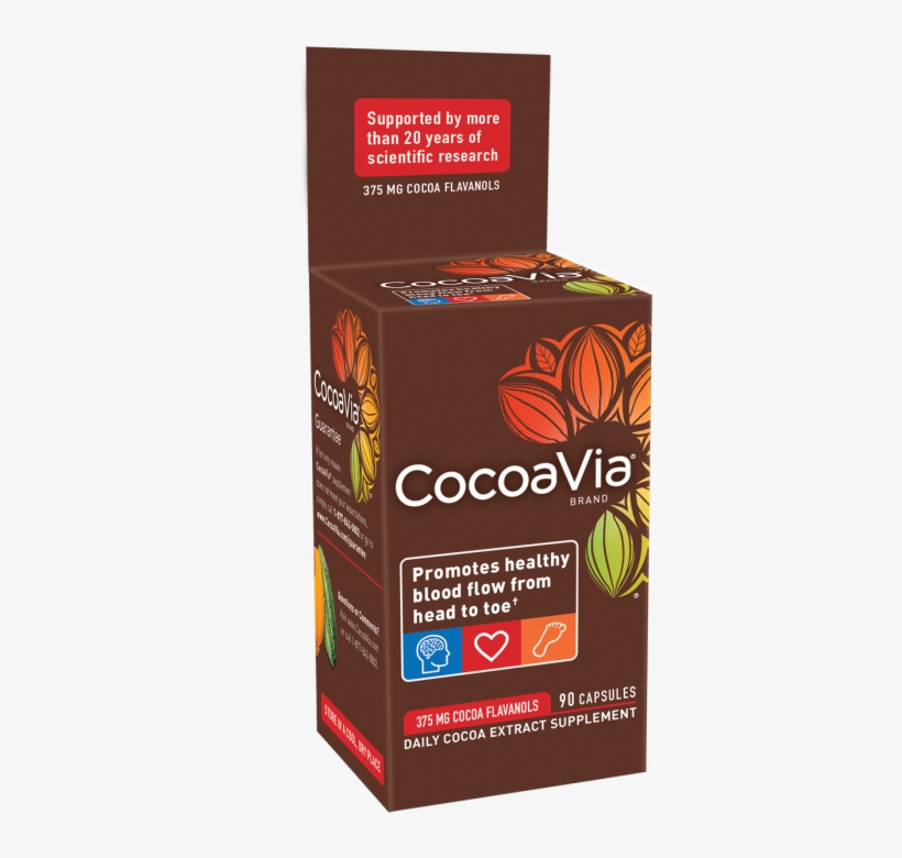 Vegetarian Capsules, 90 Count Bottle - Cocoavia Vegetarian Capsules, 90 Count Bottle, transparent png #3443487