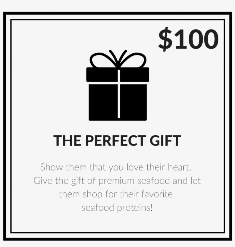 $100 Fish Fixe Gift Card - Gift, transparent png #3443712