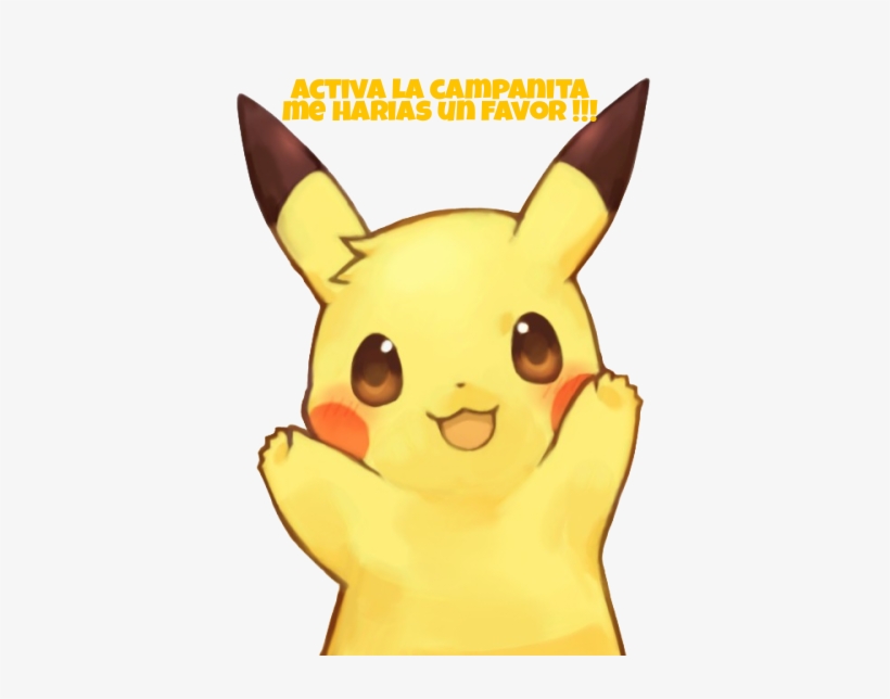 Pikachu Kawaii Para Youtubers Otakus - Cute Cute Love Pikachu, transparent png #3443767
