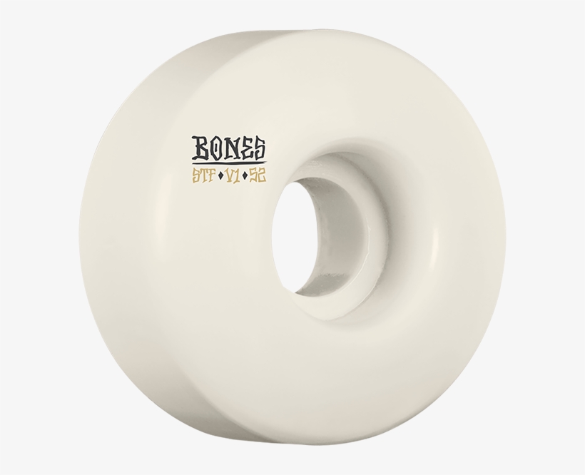 Bones Stf Blanks V1 52mm White Wheels Set - Powell Peralta, transparent png #3443965