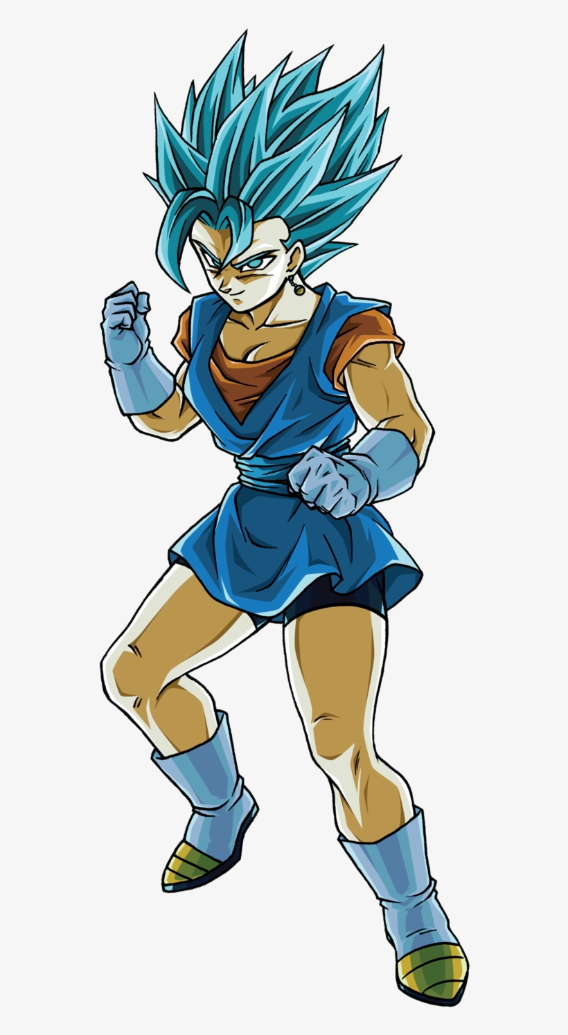 View Fullsize Vegito Image - Vegetto Female, transparent png #3444192
