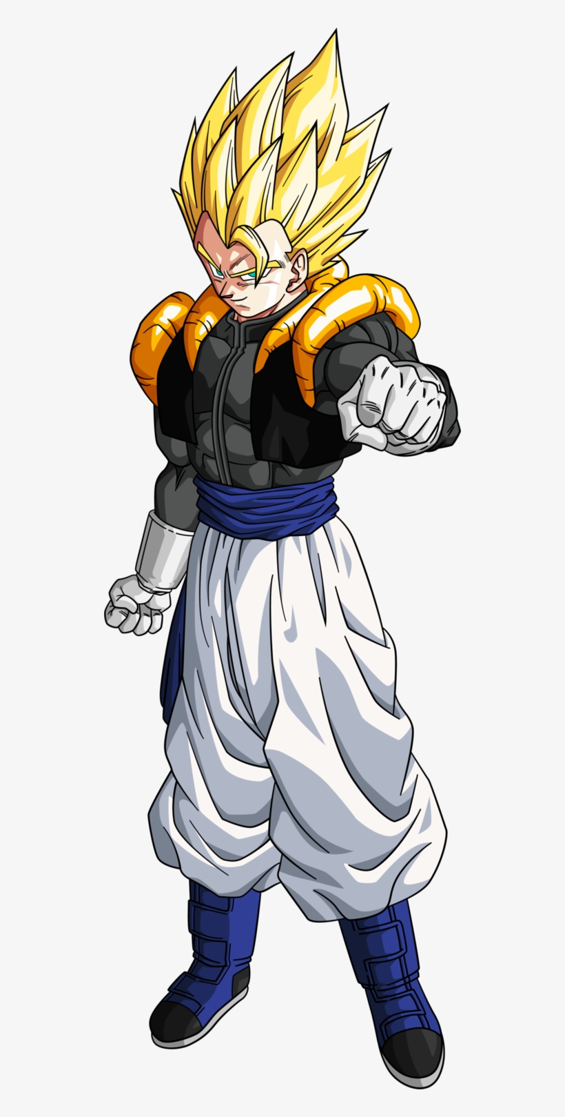 Here's The Super Saiyan Blue Version Credits - Ssj Gogeta, transparent png #3444310