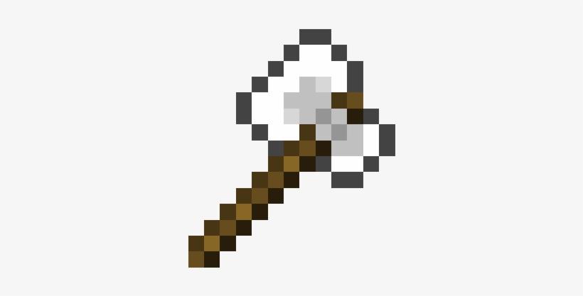 Axe Clipart Minecraft Iron - Items De Minecraft Png, transparent png #3444733