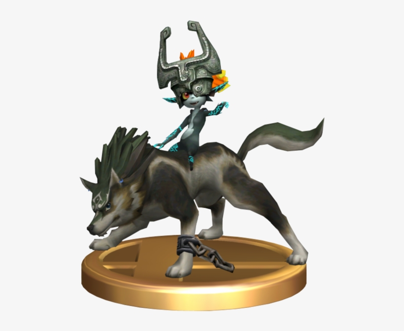 Brawl Trophies Wolf Link - Zelda Twilight Princess Lobo, transparent png #3445129