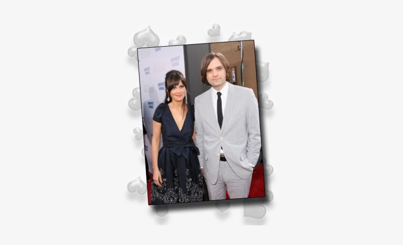 Everyone's Favorite Anti-“it” Girl, Zooey Deschanel - Zooey Deschanel And Ben Gibbard, transparent png #3445156