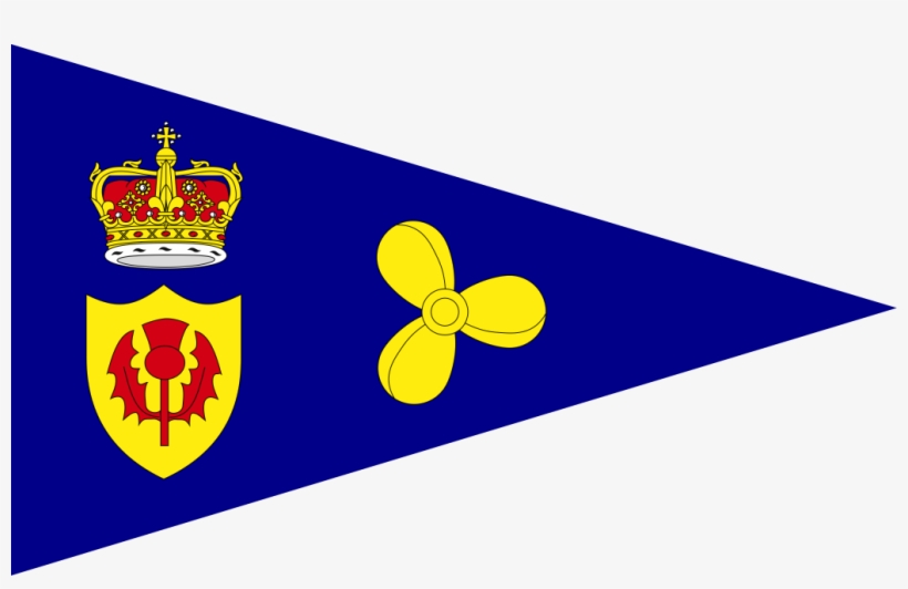 Royal Scottish Motor Yacht Club Burgee - Burgee, transparent png #3445448