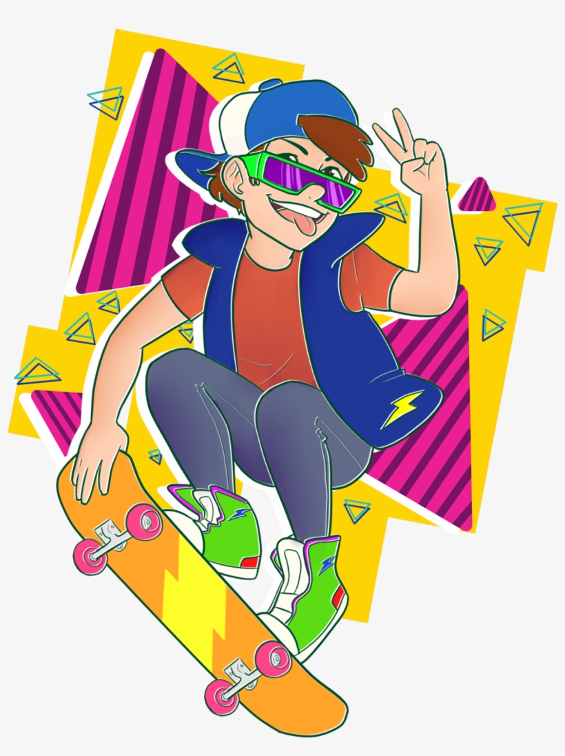 “ Get Rekt, Dippy Fresh ” Dippy Fresh Got Schooled - Skateboarding, transparent png #3445539