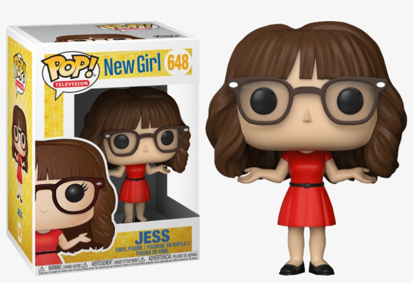 Jess Pop Vinyl Figure - Funko Pop New Girl, transparent png #3445583