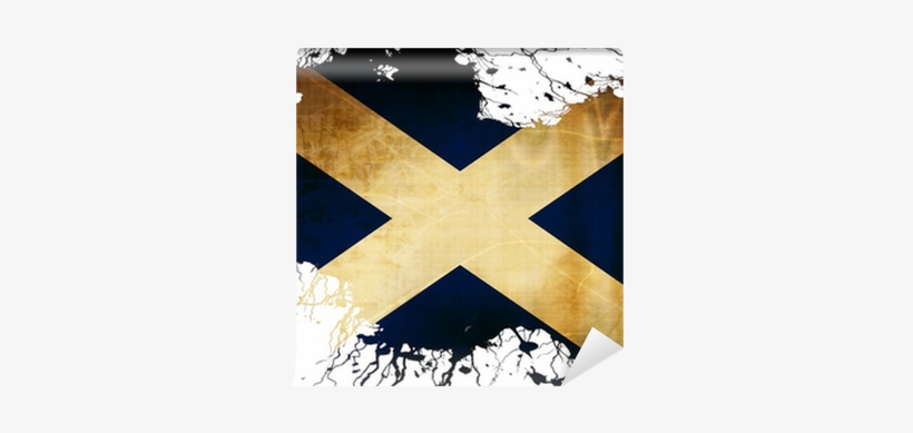 First Wall Art - Flag Of Scotland In White And Blue, transparent png #3445689