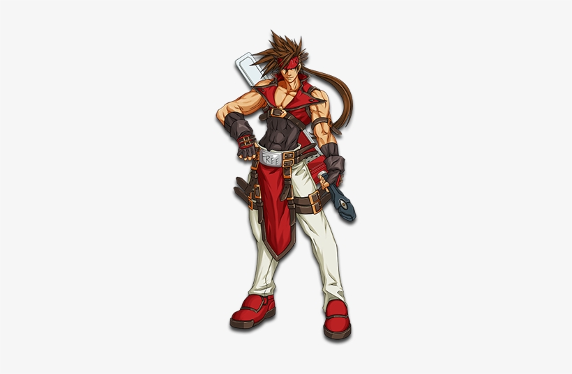 Serge Back Before He Was A Cyborg, In His U - Guilty Gear Main Characters, transparent png #3445780