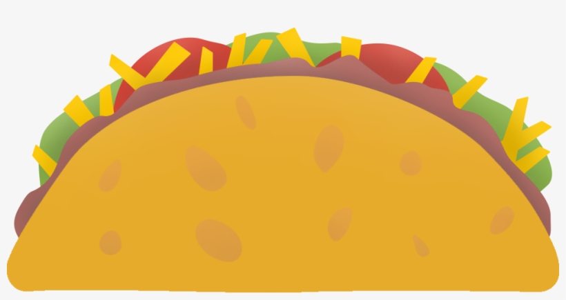 Tacos Clipart Transparent - Transparent Background Taco Clipart, transparent png #3445858