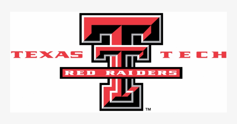 Texas Tech Red Raiders Iron Ons - Texas Tech Red Raiders Wordmark, transparent png #3445900