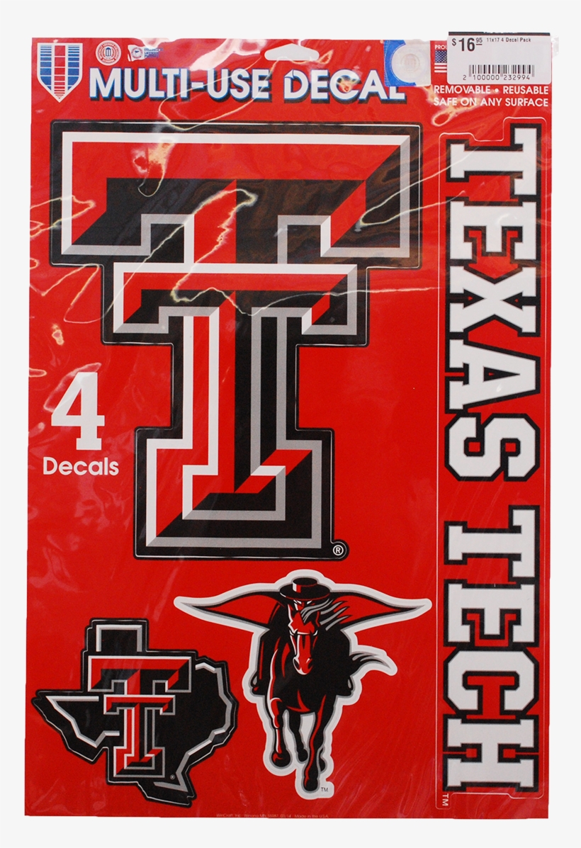 Direct Uploads Zzykeq Decal Pack Dsc Png Lil Rider - Texas Tech Red Raiders 11x17 Multi Use Sheet Decal, transparent png #3446007