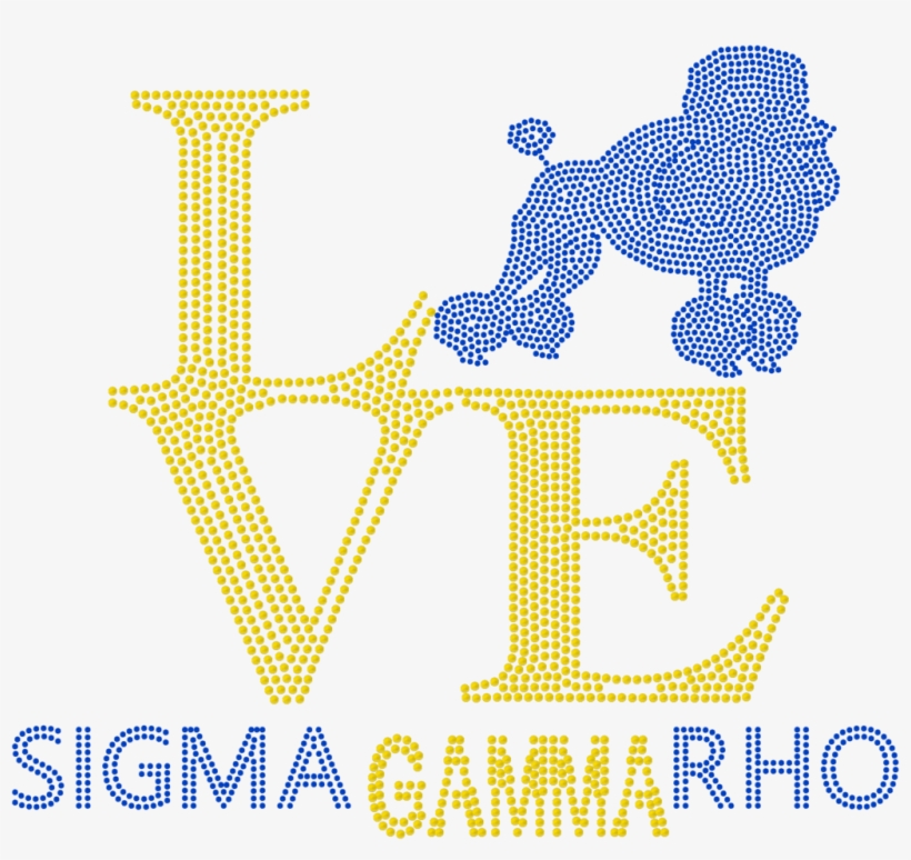 Sigma Gamma Rho Love Transfer - Sigma Gamma Rho, transparent png #3446237