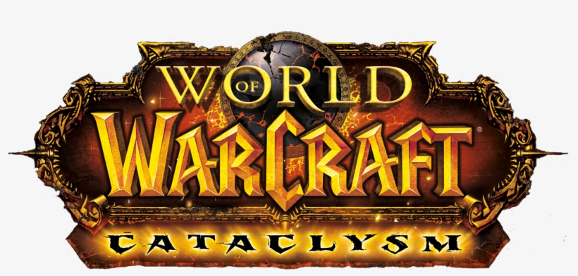 World Of Warcraft - World Of Warcraft Cataclysm Logo, transparent png #3446342