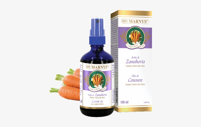 Aceite De Zanahoria - Marny's Carrot Oil Bottle With Spray - 100 Ml 100 Ml, transparent png #3447194