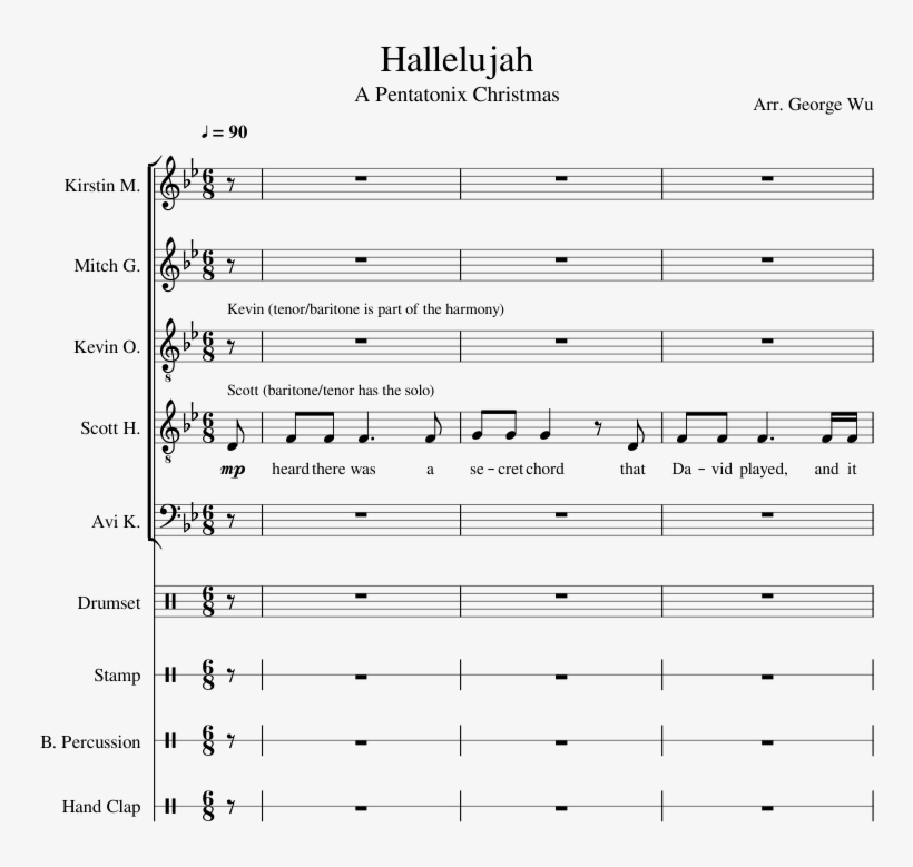Pentatonix Pentatonix, Neckties, Knots, Musicians, - Ptx Hallelujah Sheet Music, transparent png #3447289