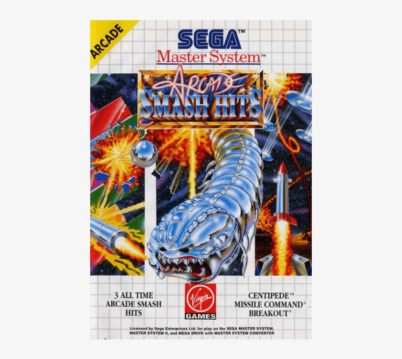 Arcade Smash Hits (sega Master System)-, transparent png #3447618