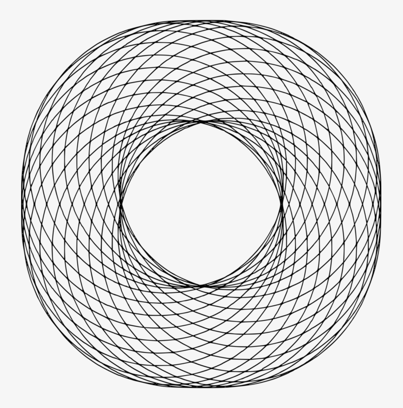 Optical Illusion Black And White Optics - Orbital Pattern Of Mars, transparent png #3447650