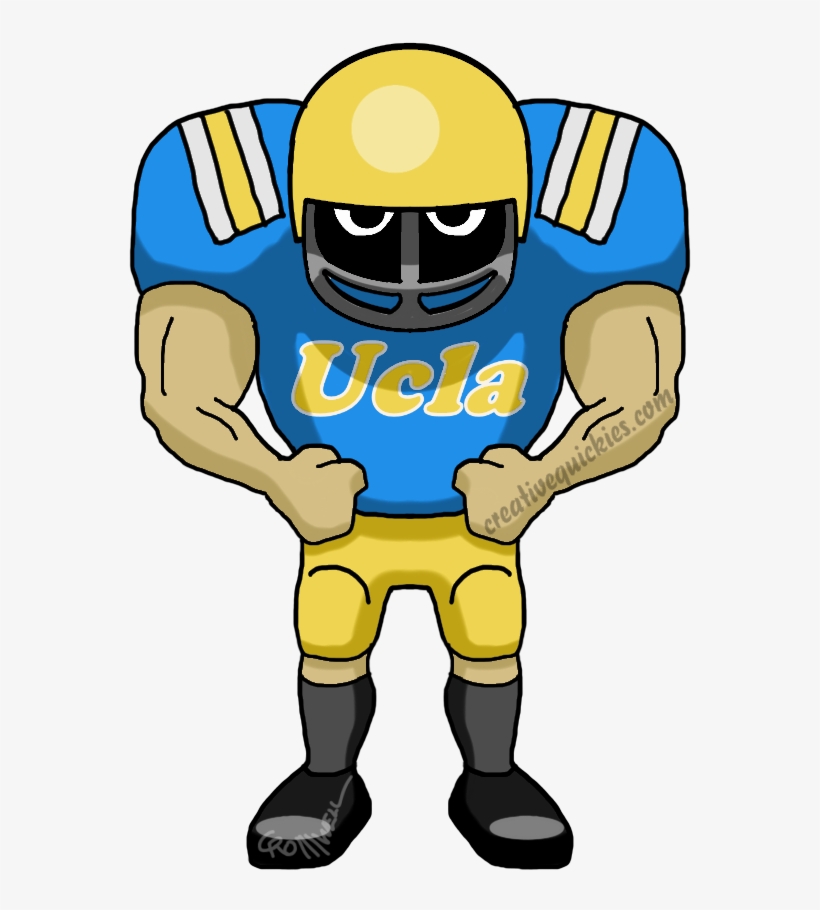 Los Angeles California Ucla Bruins - Green Bay Packers Cartoon, transparent png #3447971
