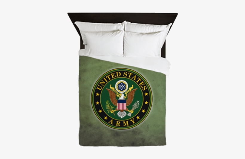 Army Seal Duvet Cover - Regal Comfort Us Army Seal Heavy Weight Mink Blanket, transparent png #3448074