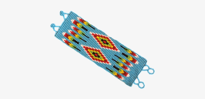 Huichol Indian Beaded Bracelet - Huichol, transparent png #3448279