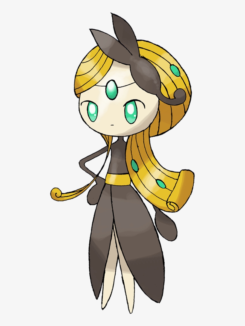 Meloetta Princess Form New Pokemon, Pokemon Fusion, - Pokemons Meloetta, transparent png #3448697