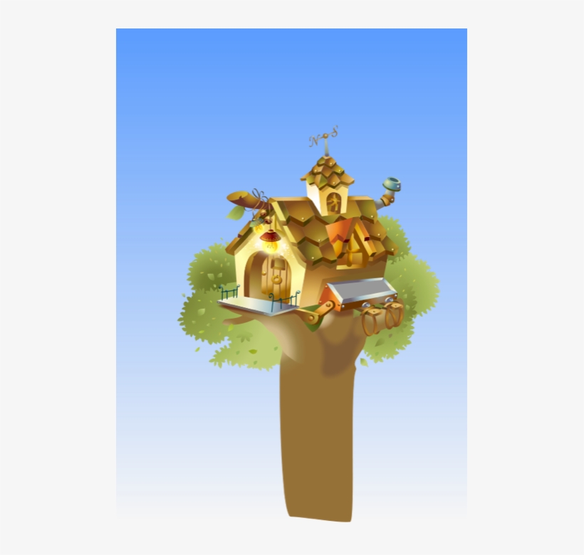 Free Tree Clipart - Tree House Pictures Animated, transparent png #3448913