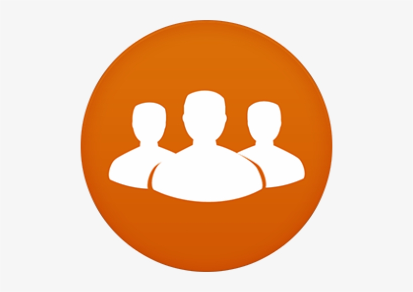 Get Gated Followers - Contacts Icon Png Golden, transparent png #3448916