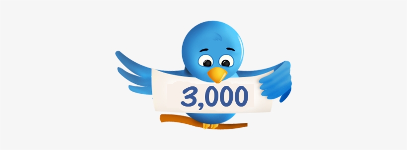 3000 Twitter Followers For For $3 - Twitter Bird, transparent png #3449048