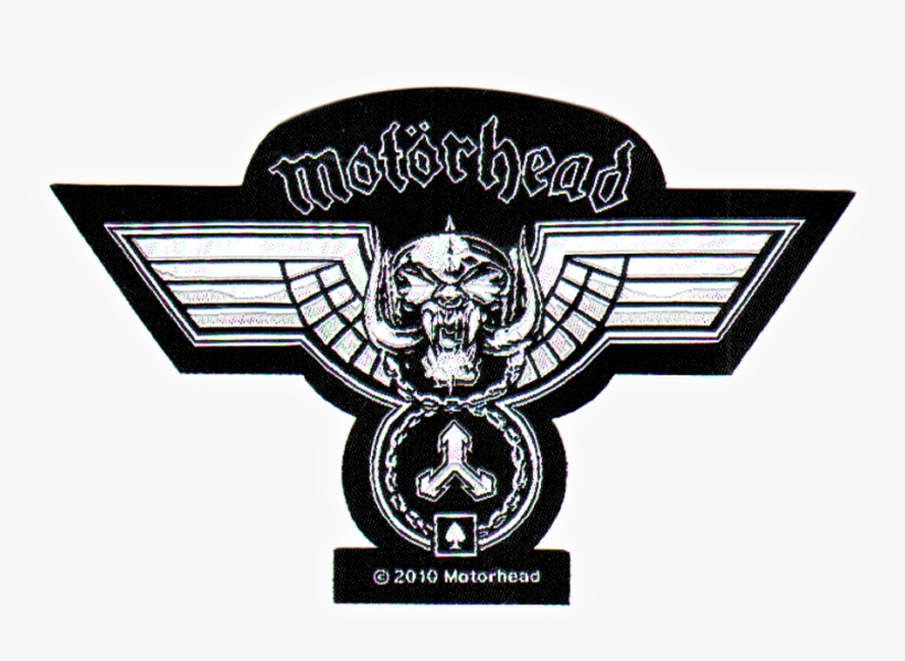 Motörhead Woven Patch Hammered Shape Heavy Metal Rock - Motörhead Hammered, transparent png #3449123