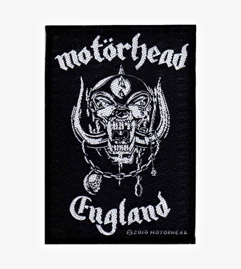 Motorhead Official Woven Patch England Sew-on - Motörhead Motorhead Patch - England, transparent png #3449261