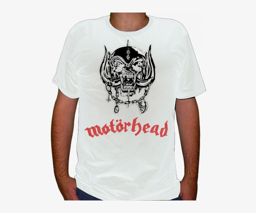 Camiseta Motörhead - Logo Javali - Motorhead Cd Lgo Flat War Pig Official White Shirt, transparent png #3449605