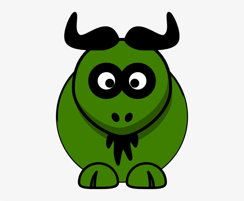 How To Set Use Gree Ox Clipart - Cartoon Gnu, transparent png #3449971