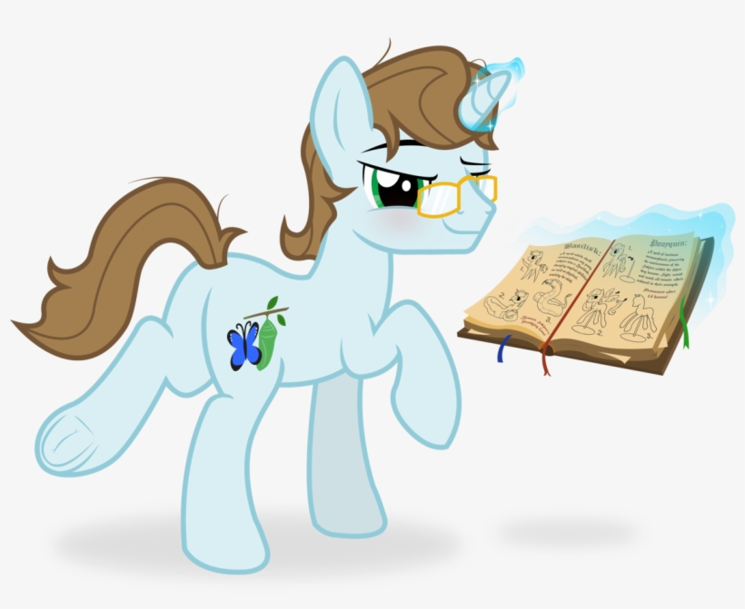 Icaron, Basilisk, Blushing, Book, Glasses, Glowing - Cartoon, transparent png #3450262