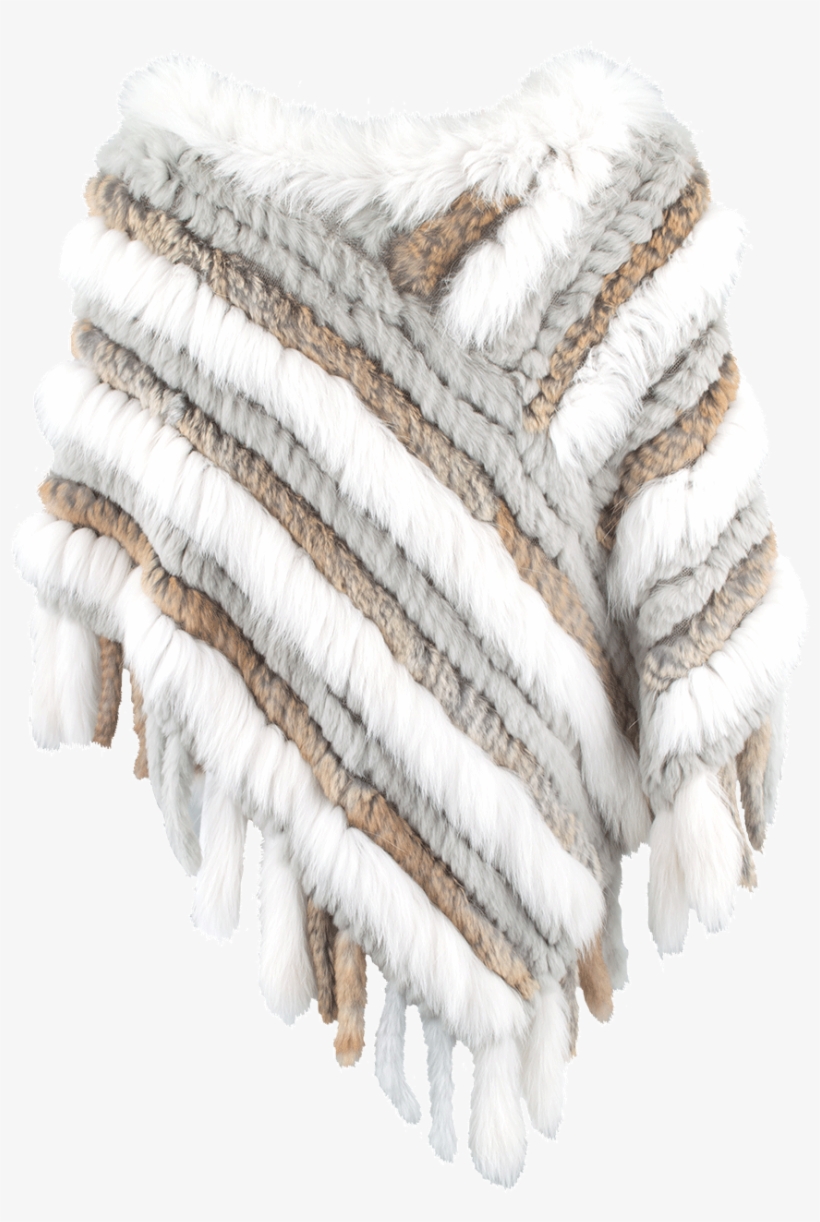 Metric Rabbit Fox Fur Poncho - Fur, transparent png #3450766