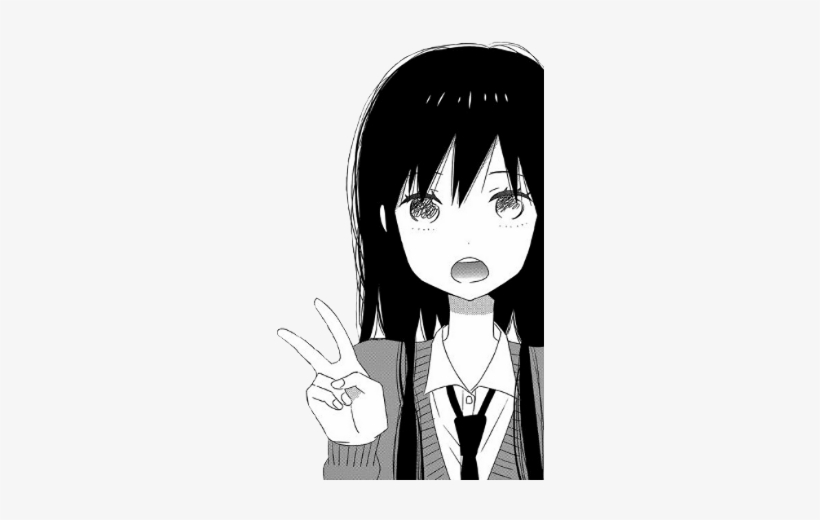 Wasssup, Weeaboos - - Anime Photo Black And White Couples, transparent png #3450988