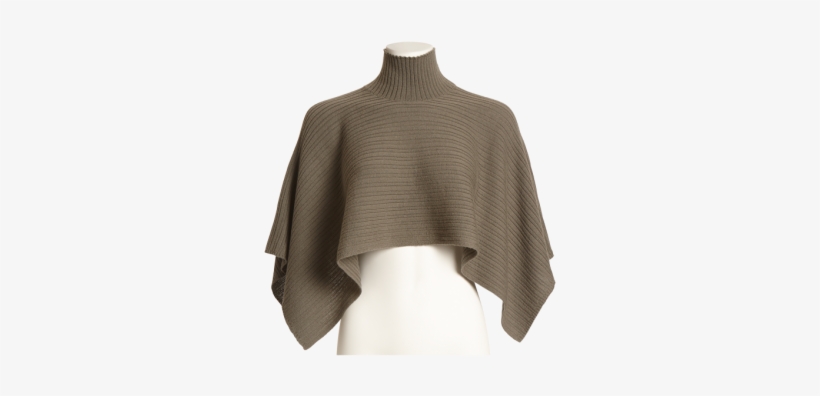 Rib Micro Poncho - Miniskirt, transparent png #3451020