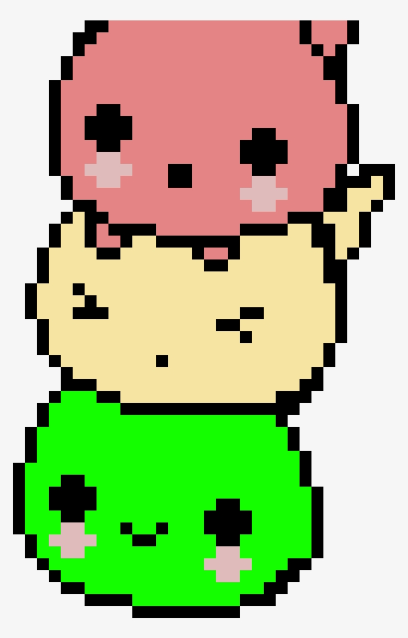 Weeaboo - Kawaii Dessin Pixel Art, transparent png #3451090