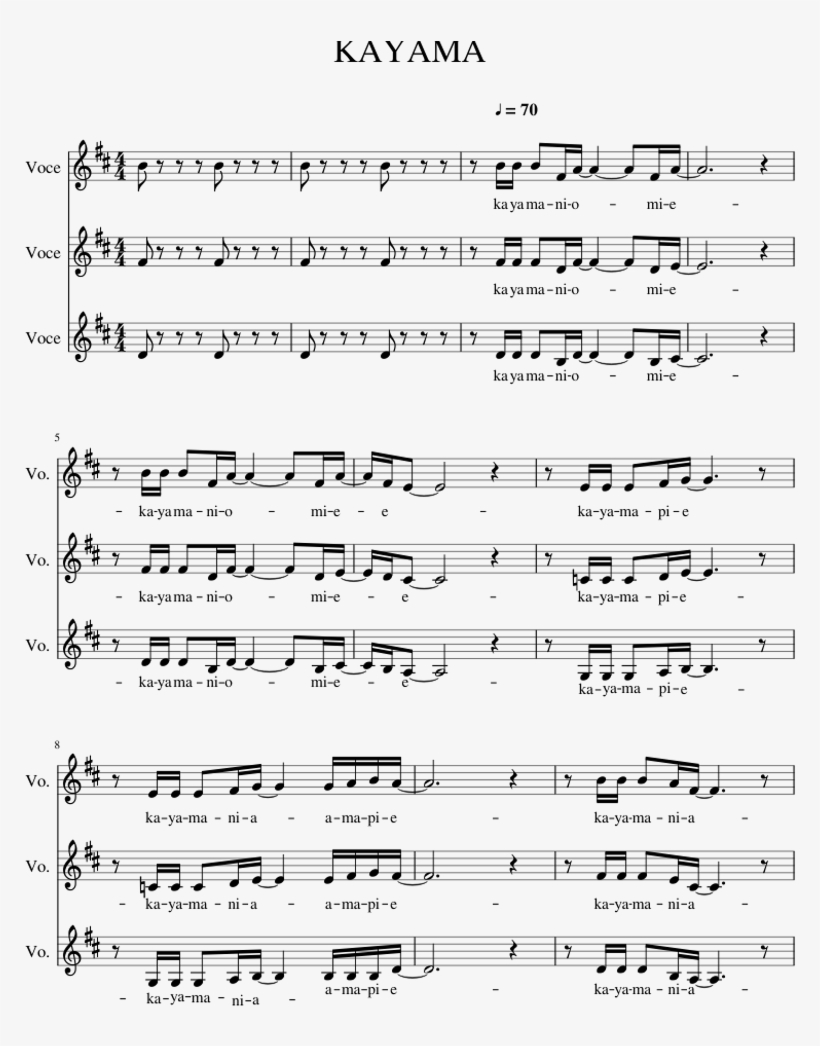 Medoree Sheet Music 2 Of 5 Pages - Sheet Music, transparent png #3451609