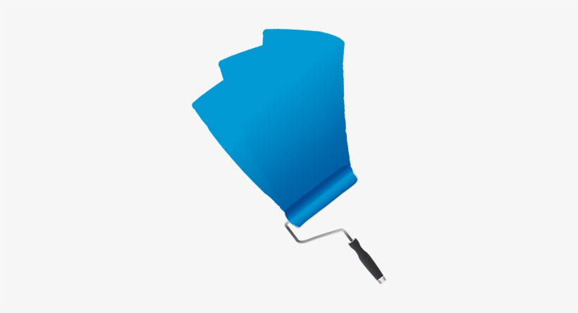 Source - - Paint Roller Blue Png, transparent png #3452605
