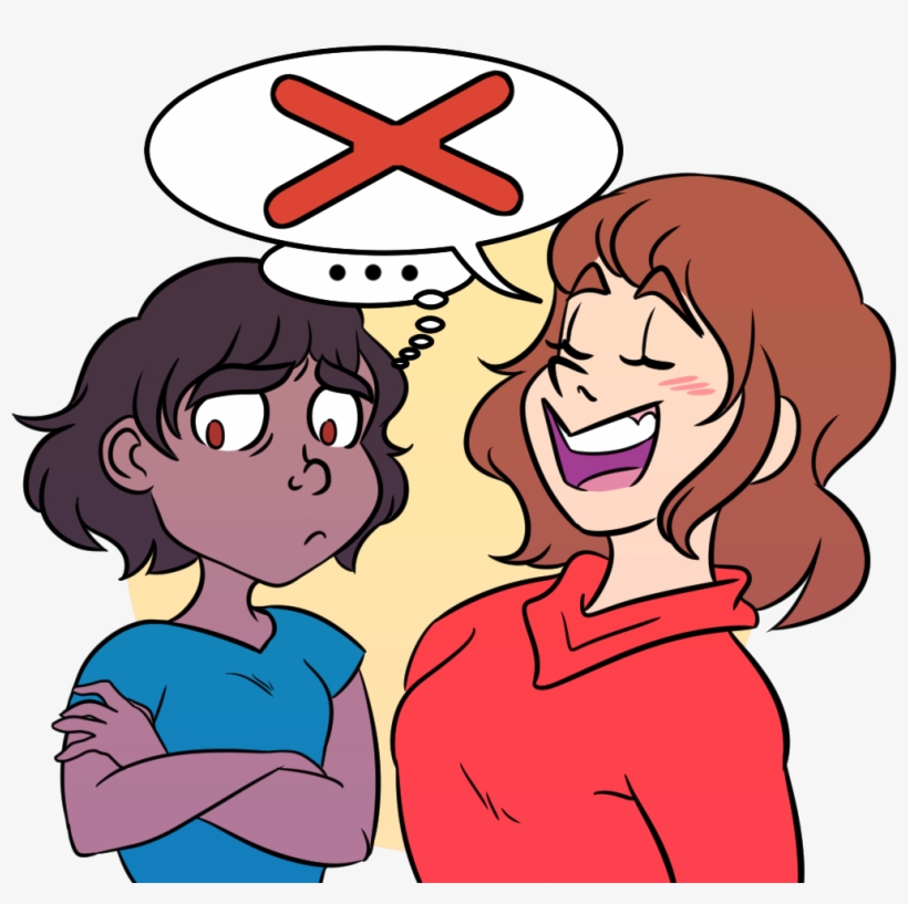 It's All Fun And Games Until Your Punchline Offends - Cartoon, transparent png #3453205