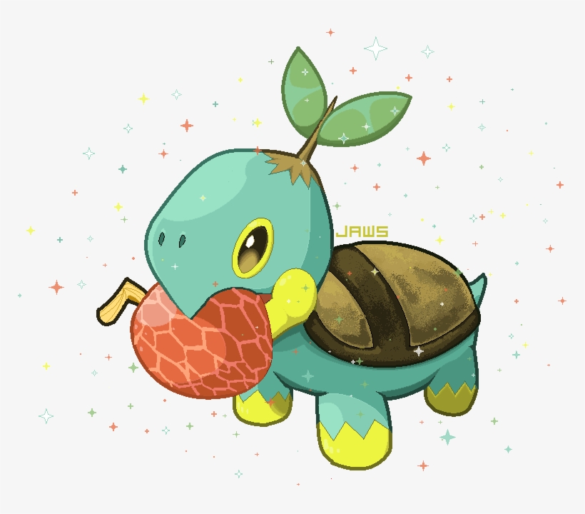 “☆ Turtwig ” - Pokémon, transparent png #3453424