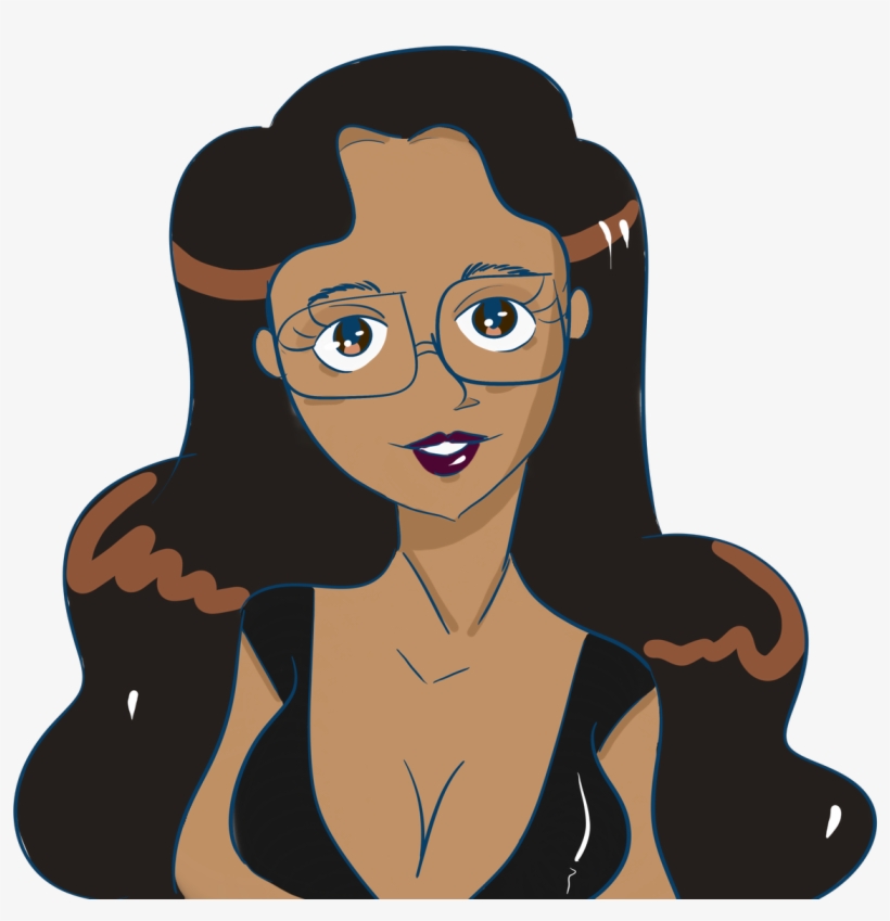 The Pretty Latina On Twitter - Cartoon, transparent png #3453445