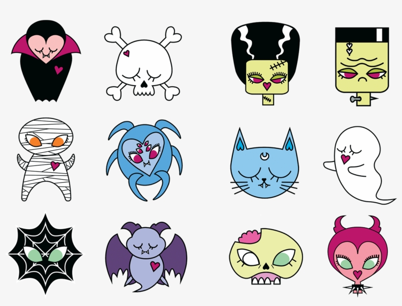 Halloween Icons, transparent png #3454365