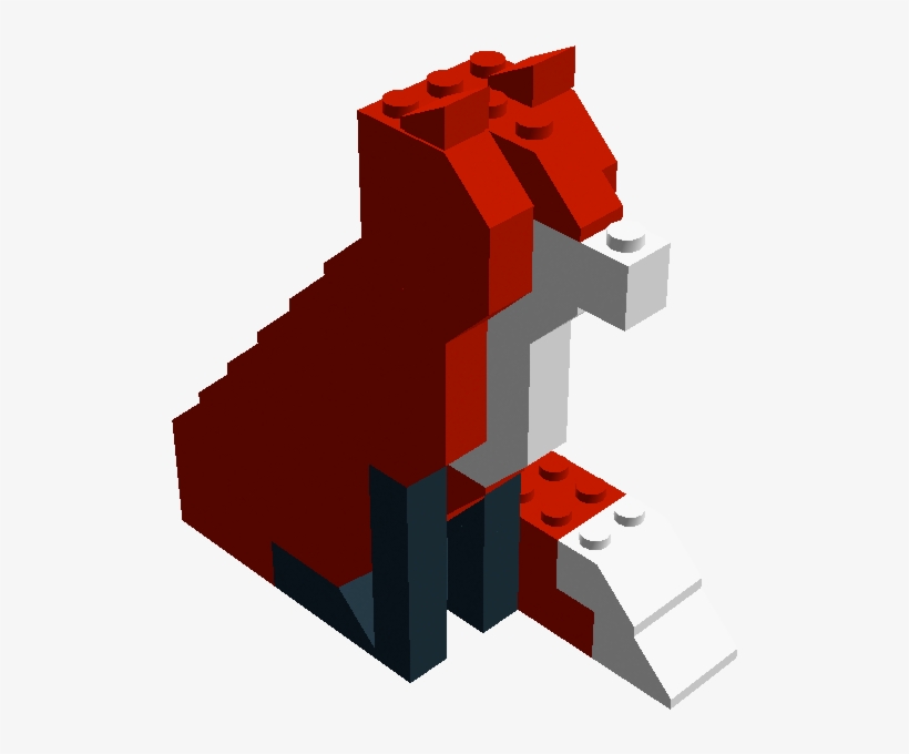 Completed Fox Kit - Lego Brick Fox Instruction, transparent png #3454524