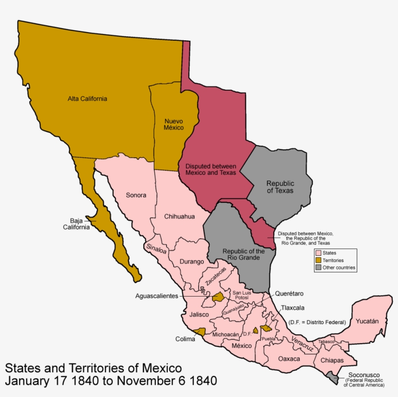Mexico 1840 01 To 1840 11 - Mexico 1836, transparent png #3454734