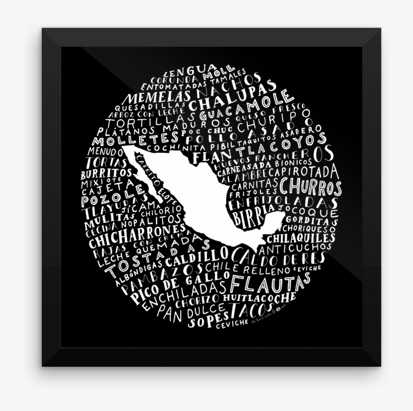 Food Map Of Mexico - Food, transparent png #3455226