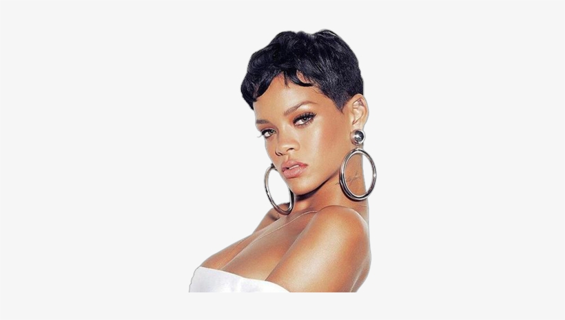 Rihanna - Short Hair, transparent png #3455417