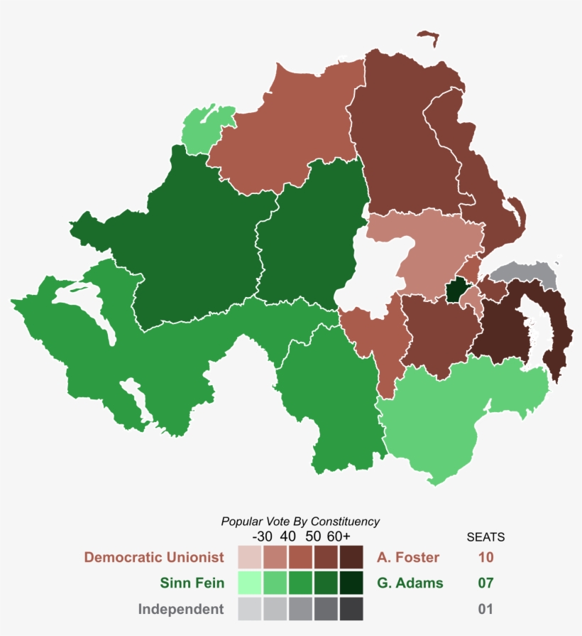 United Kingdom General Election In Northern Ireland - Northern Ireland Election Results 2017, transparent png #3455521